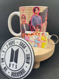 Coffret mug BTS + sous tasse + porte clé